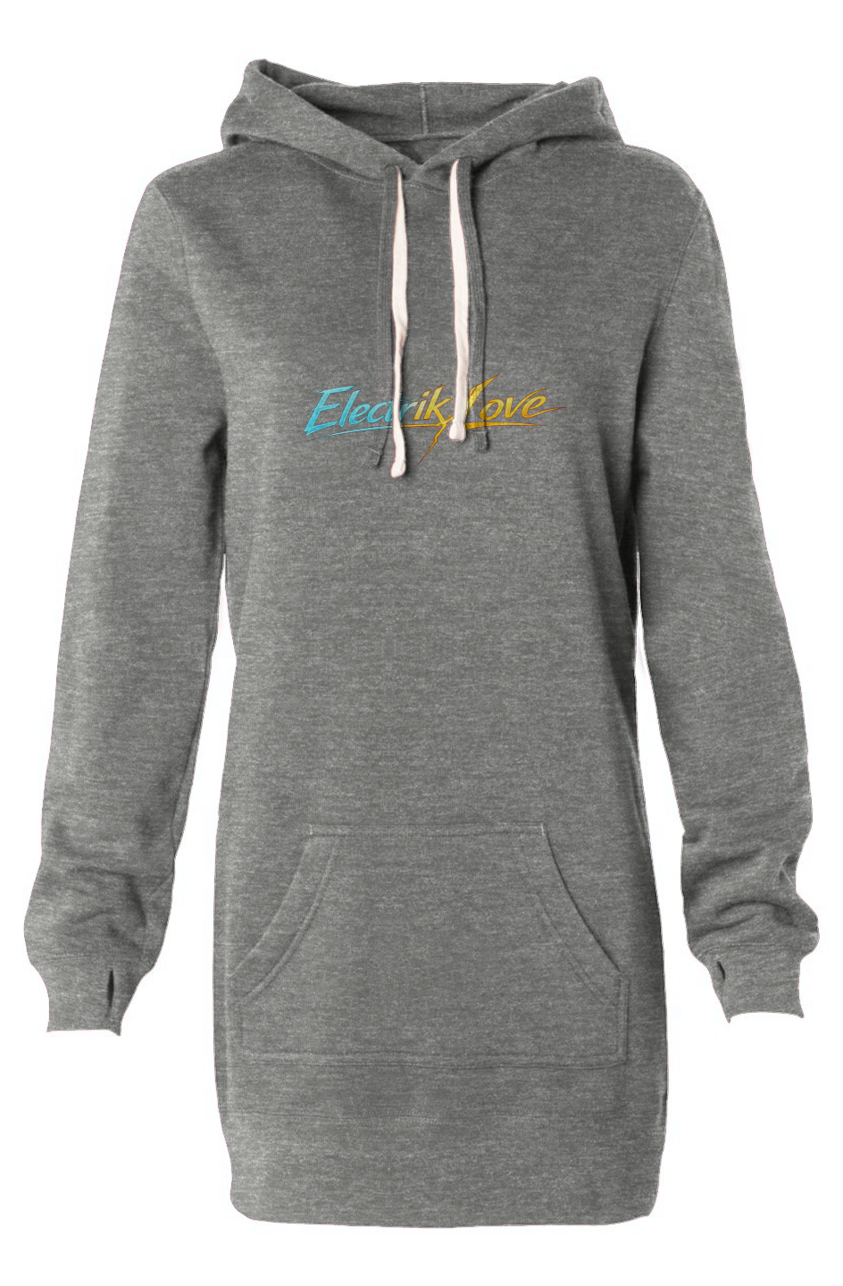 Electrik Love Hooded Sweatshirt Dress-Sweet Society