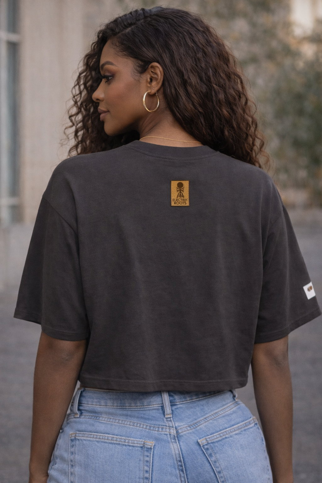 Faded Crop Tee-Sweet Society