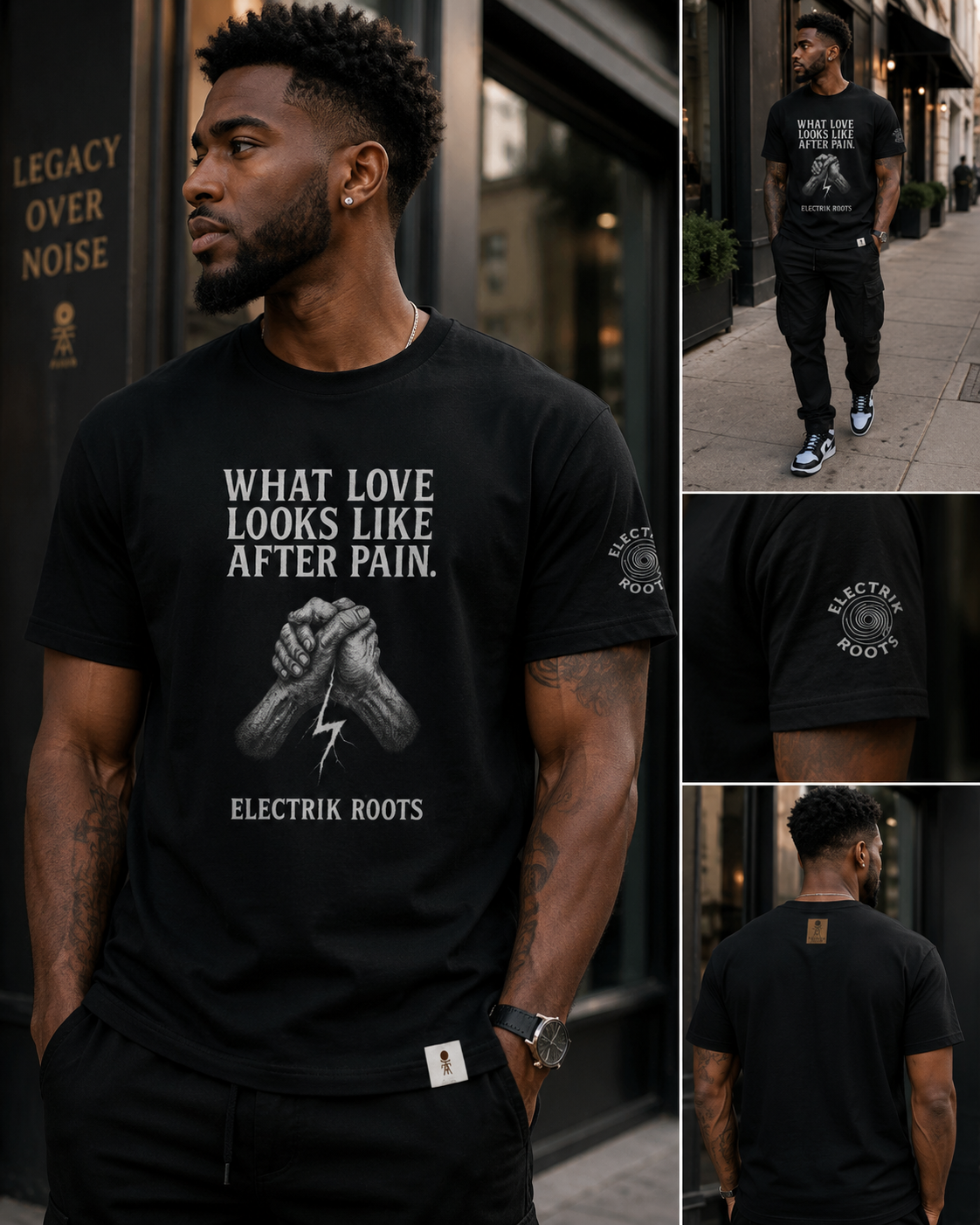 Love After Pain Tee- Electrik Roots